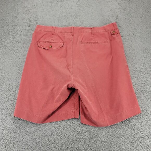 Orvis Shorts Mens 40 Pink‎ Chino Mid Rise Twill Flat Front 9" Inseam Outdoor - Picture 3 of 9